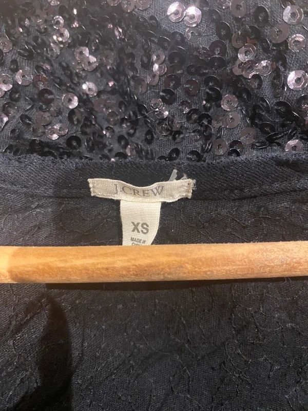 J.Crew Black Party Top