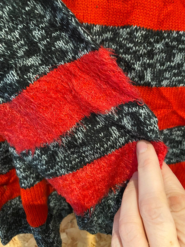 Holiday Time Santa Face Christmas Jumper – L