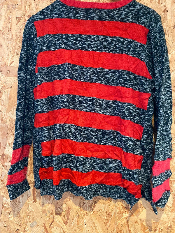 Holiday Time Santa Face Christmas Jumper – L