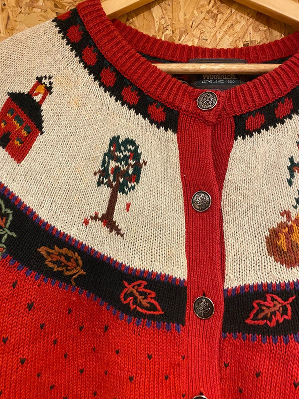 Vintage Woolrich Autumn Harvest Cardigan (L)