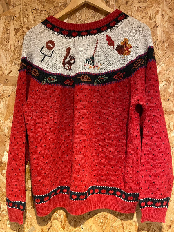 Vintage Woolrich Autumn Harvest Cardigan (L)