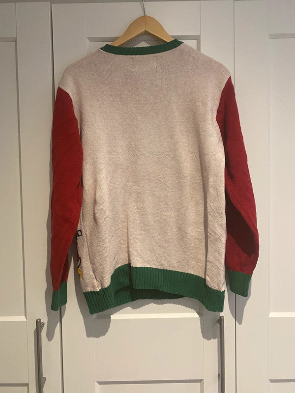 Ugly Christmas Sweater – Emoji Faces – Size L