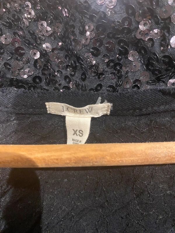 J.Crew Black Party Top