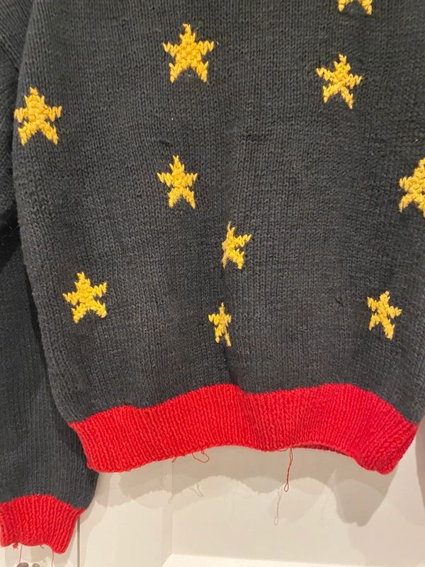 Vintage Lucia Christmas jumper Santa festive knit size L (fits UK 12-14)