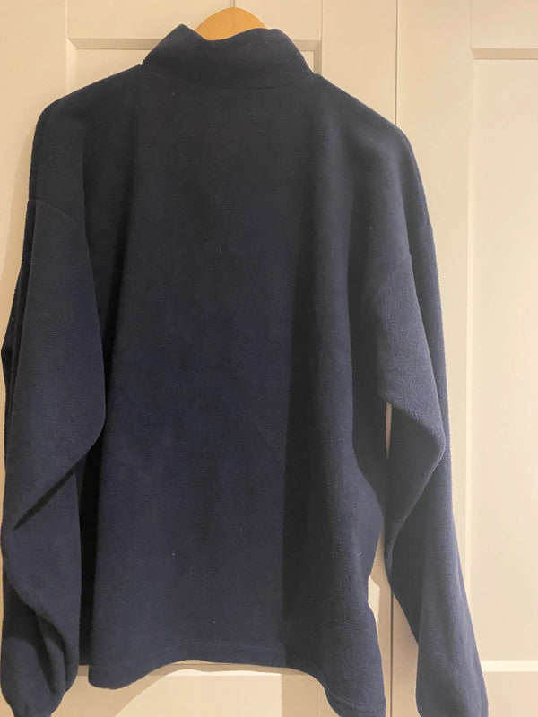 Vintage Tommy Sports Navy Fleece – XXL Fit