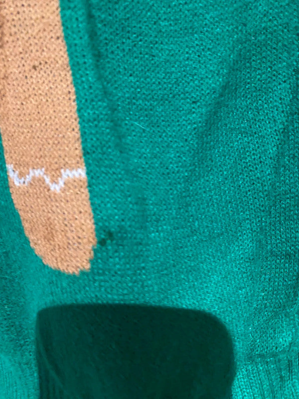 We Wore Holiday Sweater – Gingerbread Jumper (XS)