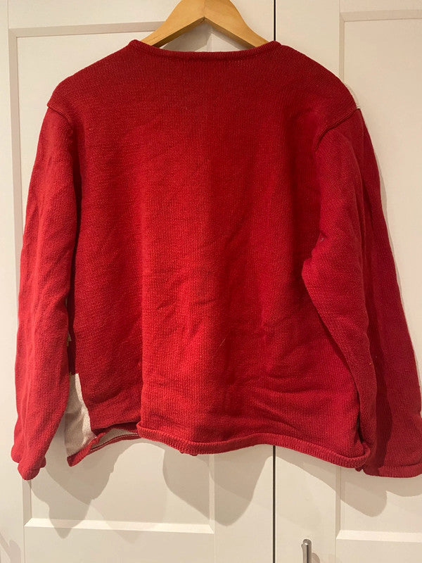 Crystal-Kobe Christmas Cardigan – Size L