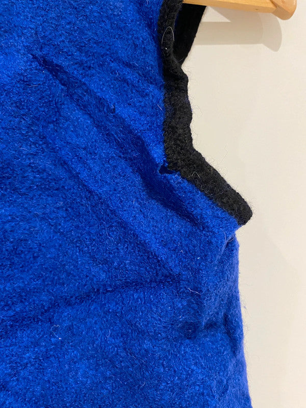 Vintage Lisa International Christmas Vest – Fits Like XS – Wool – Has Flaws