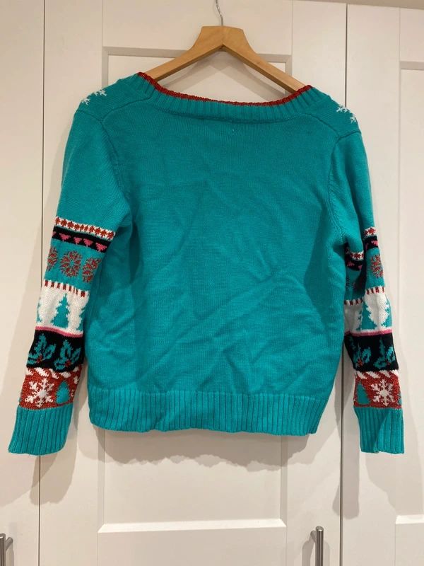 Women’s Christmas Gonk Cardigan Major Size M Festive Novelty