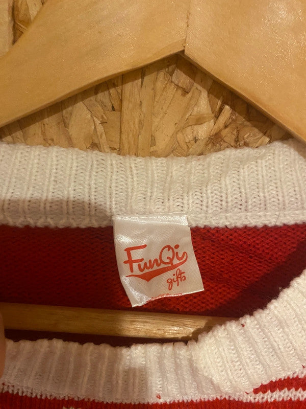 FunQi Gifts Red Christmas Jumper – Size L