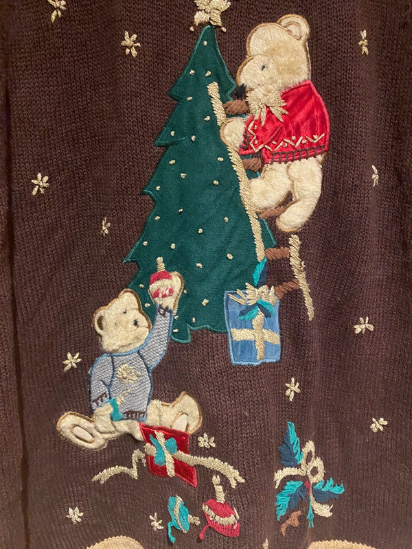 Vintage NutCracker Christmas Jumper – XL