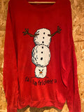 Funny Christmas Jumper – Fa La La Fricken’ La Snowman