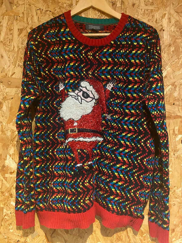 33Degrees Funky Santa Christmas Jumper – Size S