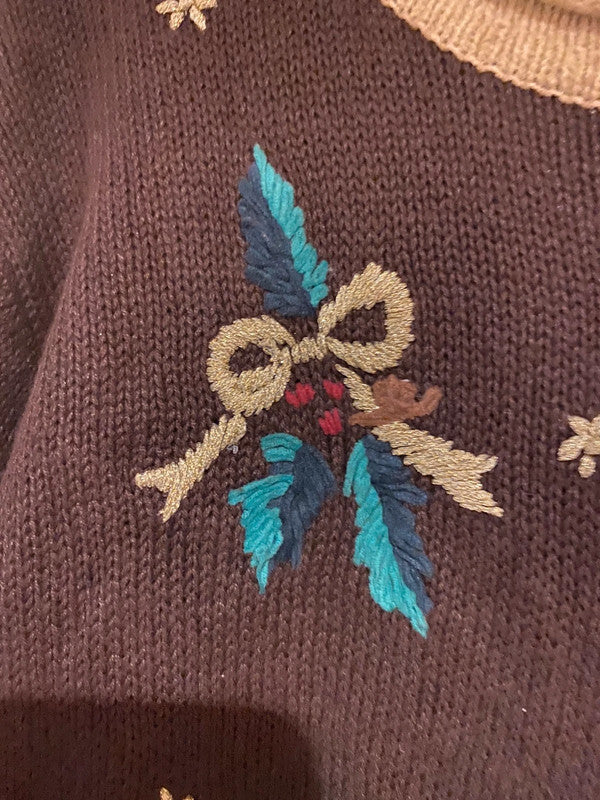 Vintage NutCracker Christmas Jumper – XL