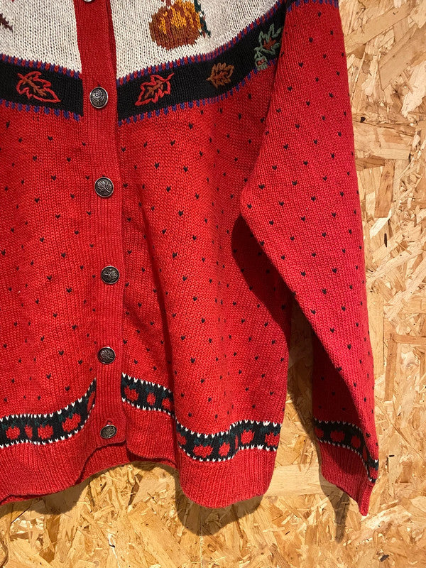 Vintage Woolrich Autumn Harvest Cardigan (L)