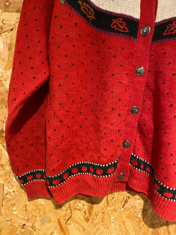 Vintage Woolrich Autumn Harvest Cardigan (L)