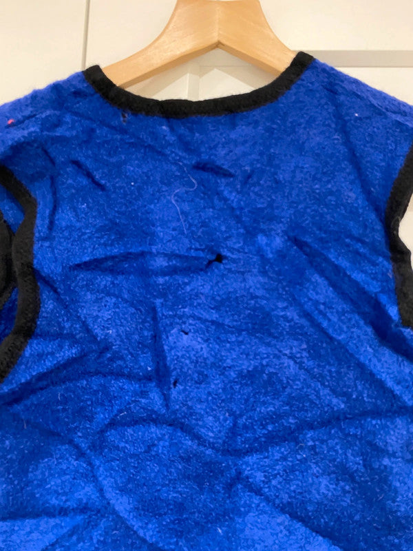 Vintage Lisa International Christmas Vest – Fits Like XS – Wool – Has Flaws